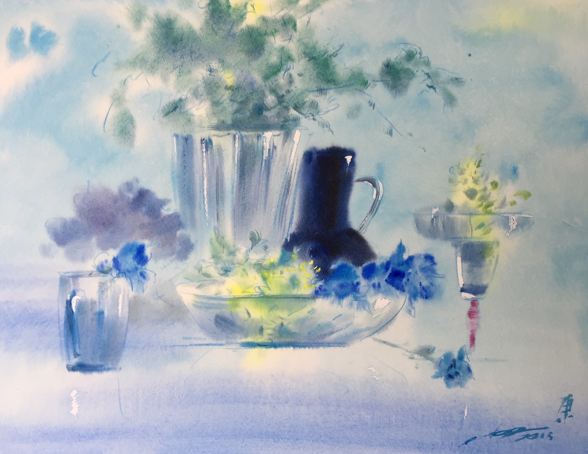 水彩画家 東富有 「水彩画が上手くなるには 深み」 | 水彩画家AZUMAs