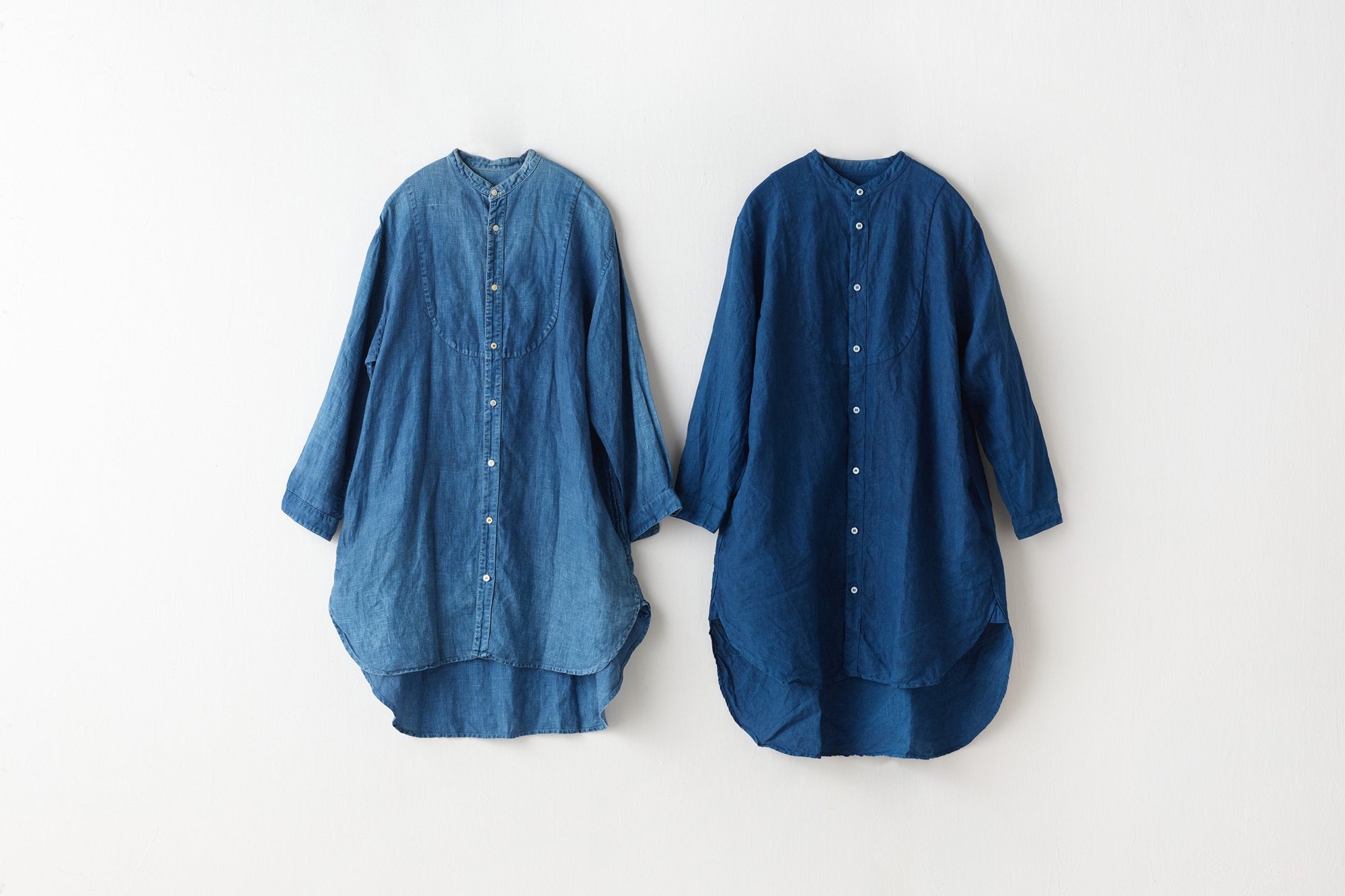 リネン切替BIGシャツ｜宝島染工