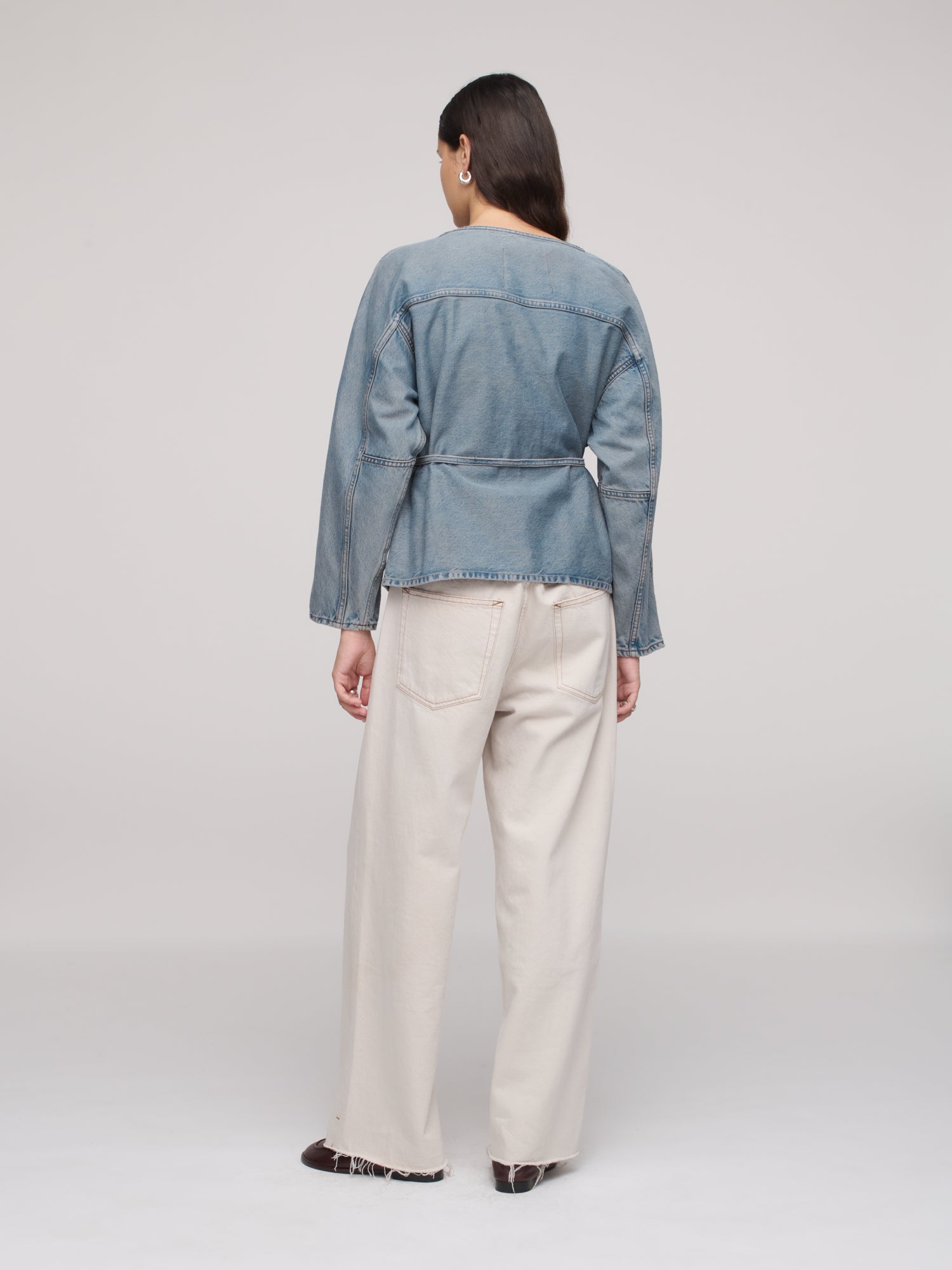 Denim Sweat Top - Worn Ink | Wear DALA – wear dala