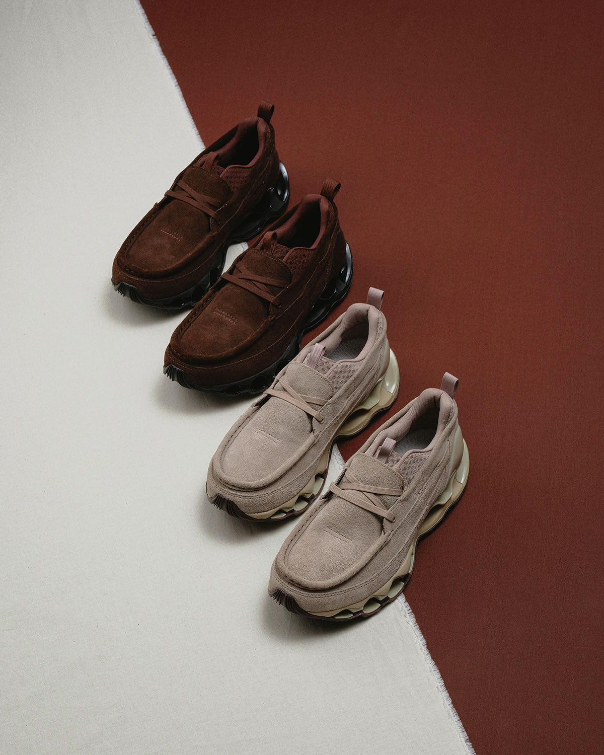 ミズノが「伝統と革新」を表現した“WAVE PROPHECY MOC”に、上品な