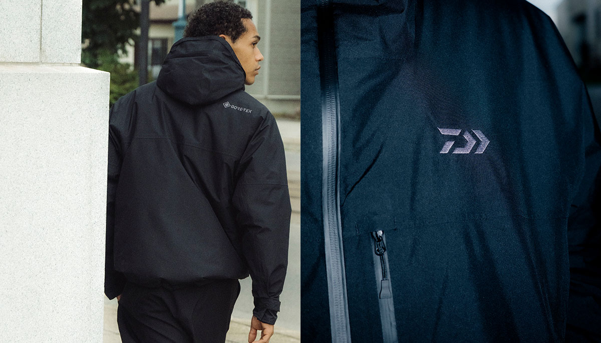 JS レリュームがダイワに別注。都会的な顔をみせる本格ゴアテックス