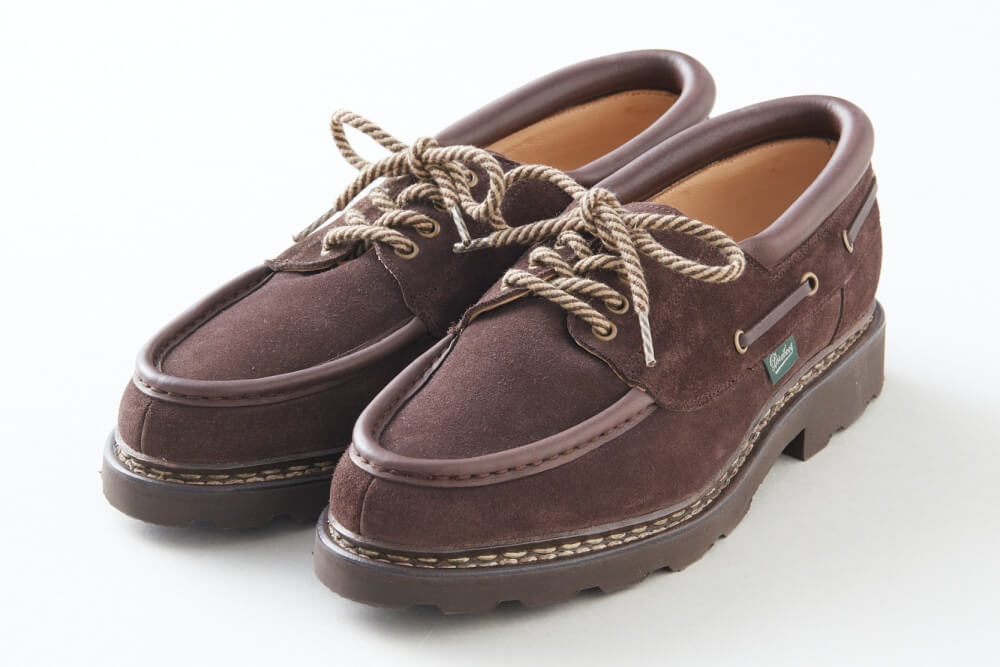 パラブーツ×フィルメランジェの人気コラボ再び。スエードで仕立てた