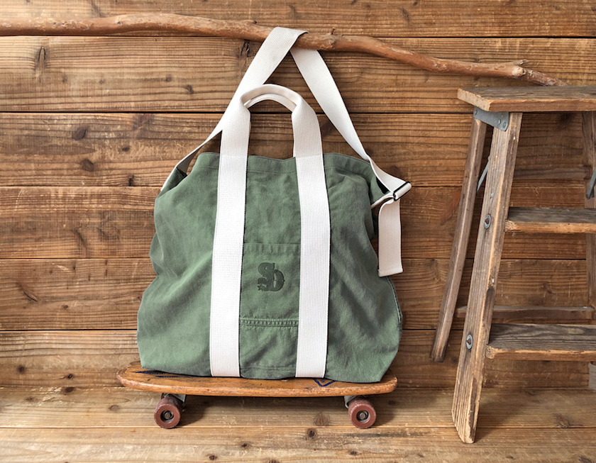 米軍のランドリーバッグをリメイクした、スタンダードカリフォルニア