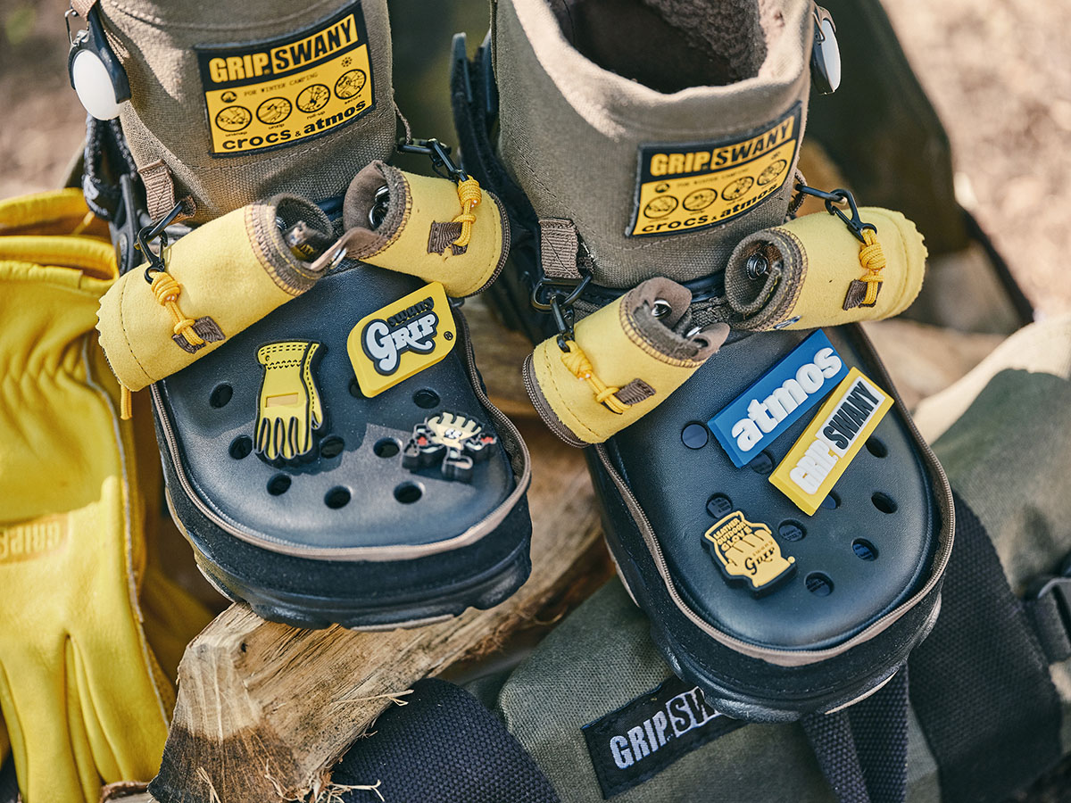 グリップスワニー×アトモス×クロックスがトリプルコラボ。冬キャンプに