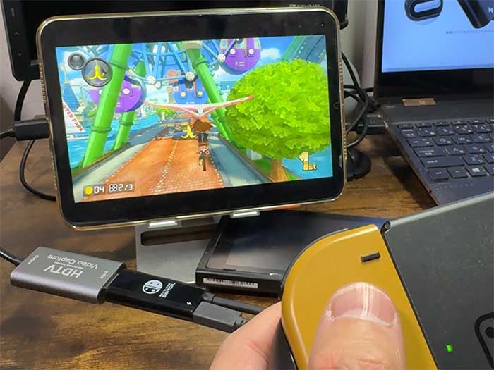 iPadモニター化！」iPadとSwitchをつないでドック無しでニンテンドー