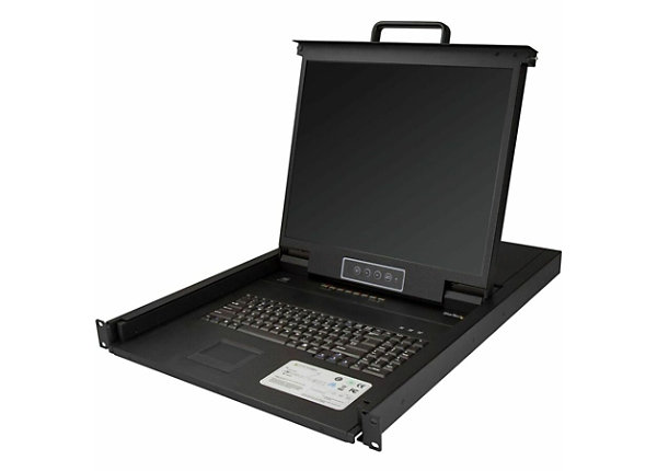 StarTech 8 Port Rackmount KVM Console w/ Cables - Integrated KVM