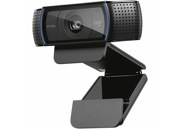Logitech C920S Webcam - 3 Megapixel - 30 fps - Black - USB 3.1 - 1