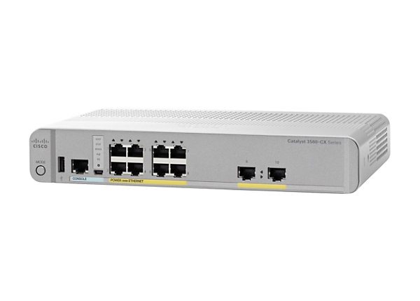 Cisco Catalyst 3560CX-8PT-S - switch - 8 ports - managed - rack