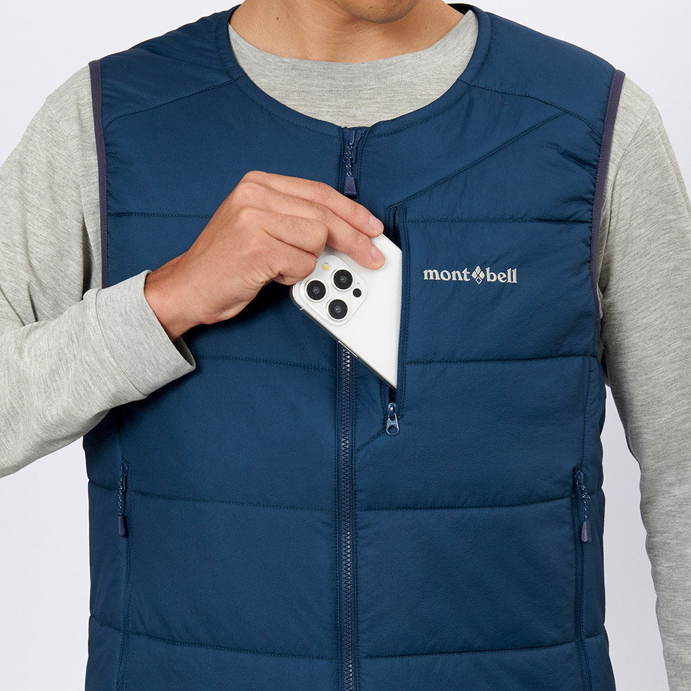 U.L.サーマラップ ラウンドネックベスト Men's｜モンベル