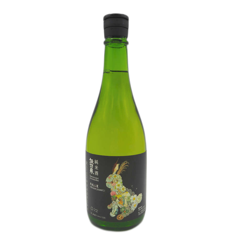 諏訪泉 純米酒 うさぎラベル 720mL｜モンベル