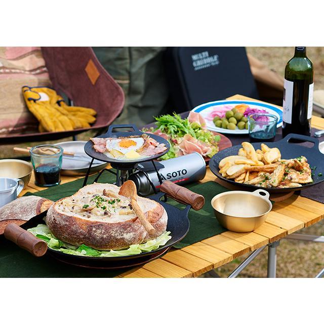 JHQ 鉄板マルチグリドル フラット 19cm: キャンプ トレッキングギア