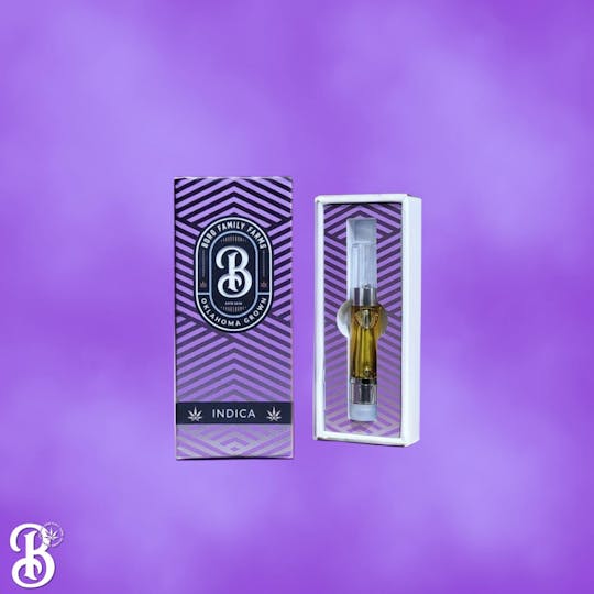 Granddaddy Purple(GDP) - Distillate Cartridge - 1g - Boro Family Farms