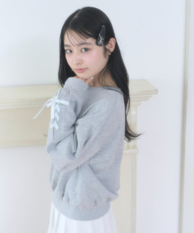 レースアップリボンスウェット｜WEGO（ウィゴー） – WEGO ONLINE STORE
