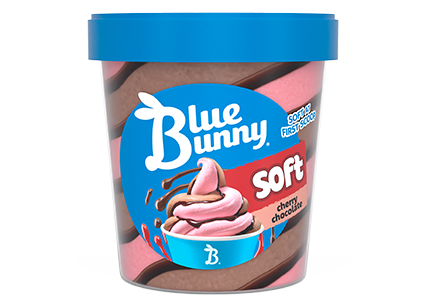 Soft Pints Cherry Chocolate - Blue Bunny