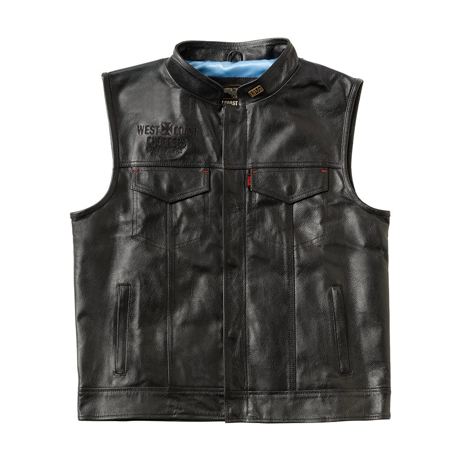 WCC x 13 1/2 Dominator Leather Riding Vest - Black – West Coast