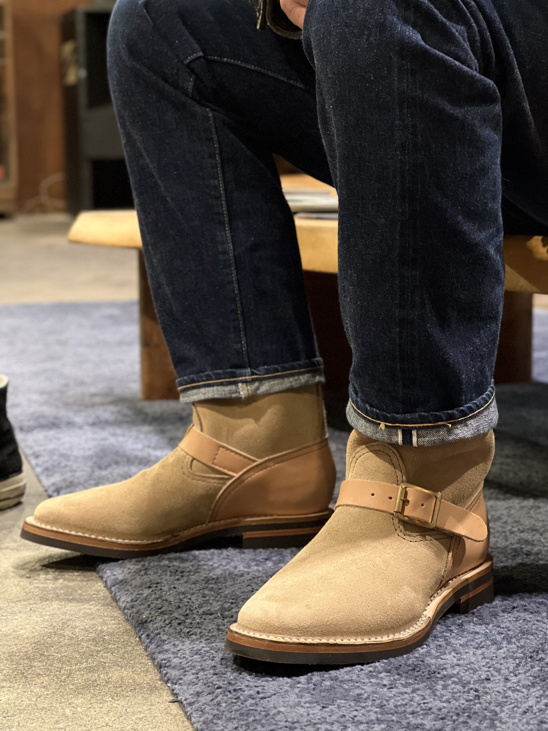 My WESCO! “Boss”“Roughout Burlap×Natural Essex Leather” - カスタム