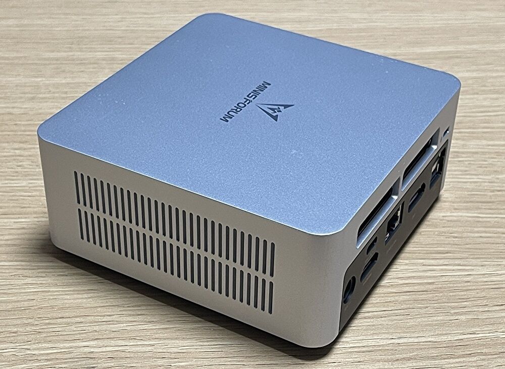 MINISFORUM UN1290 実機レビュー、Core i9-12900HKを搭載し キビキビ