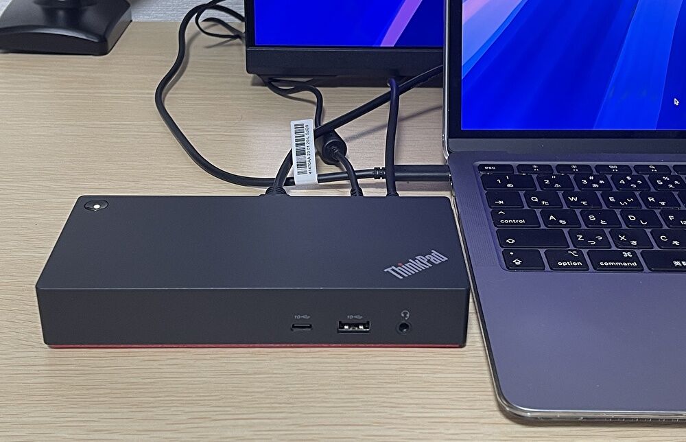 ThinkPad ユニバーサル USB Type-C ドックの実機レビュー、映像出力