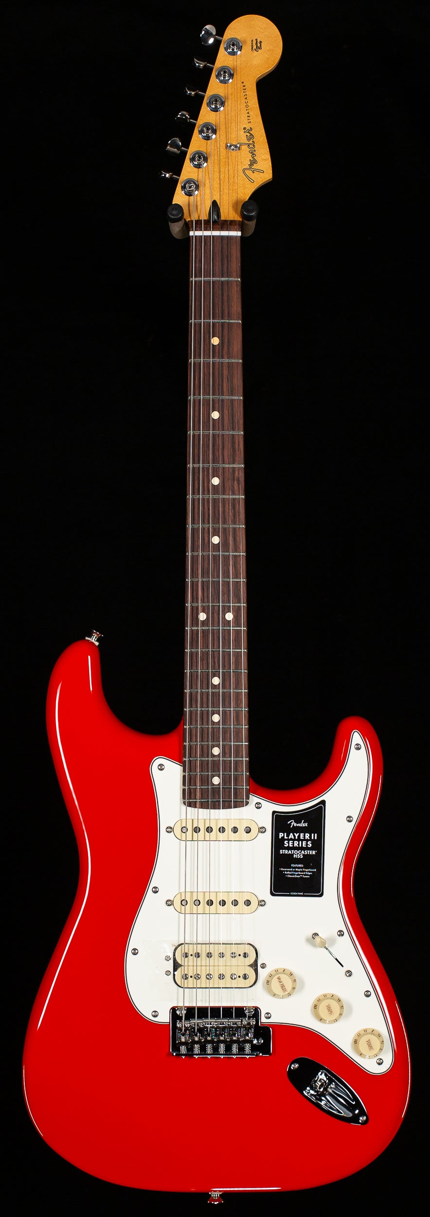 Fender Player II Stratocaster HSS Rosewood Fingerboard Coral Red
