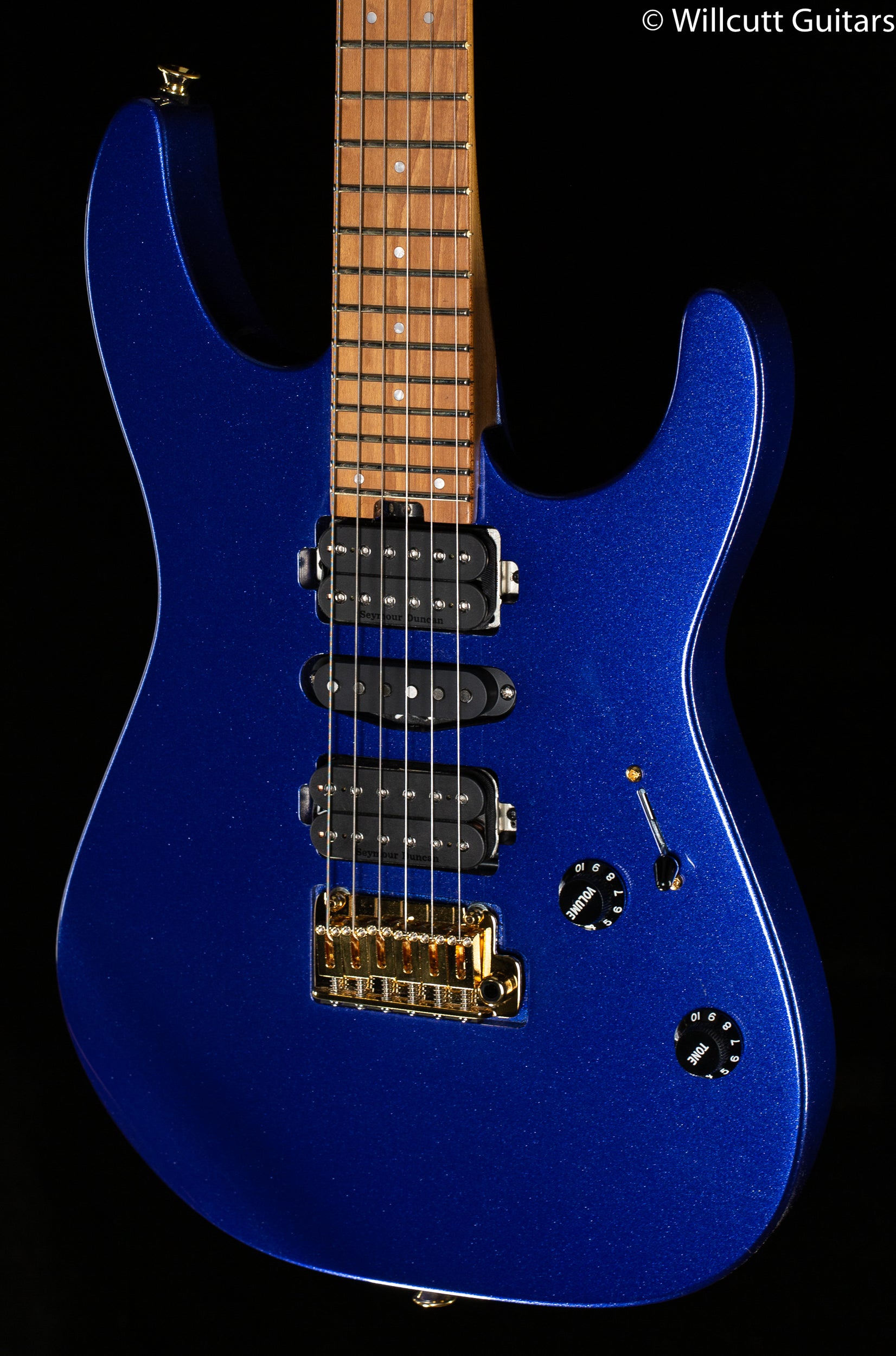 Charvel Pro-Mod DK24 HSH 2PT CM Mystic Blue (870) - Willcutt Guitars