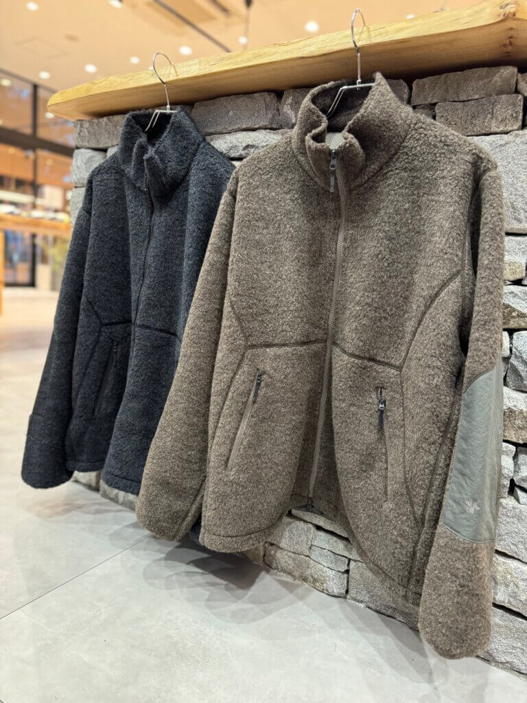 Goldwin / Wool Boa Fleece Full Zip Jacket - W/