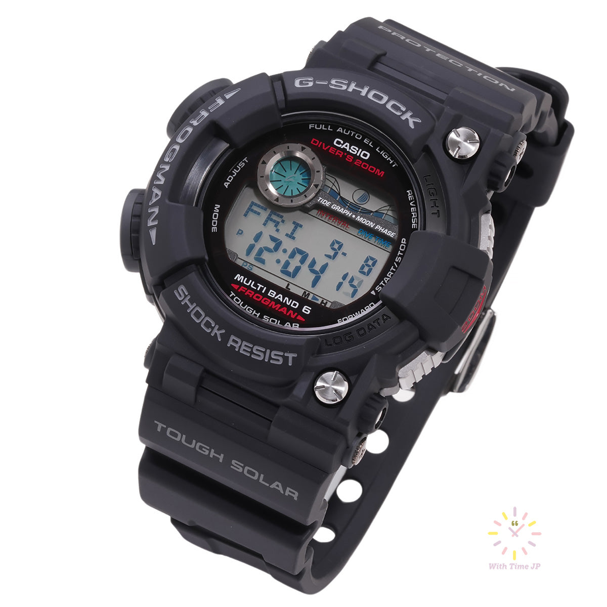 CASIO MASTER OF G - SEA FROGMAN GWF-1000-1JF – With Time JP