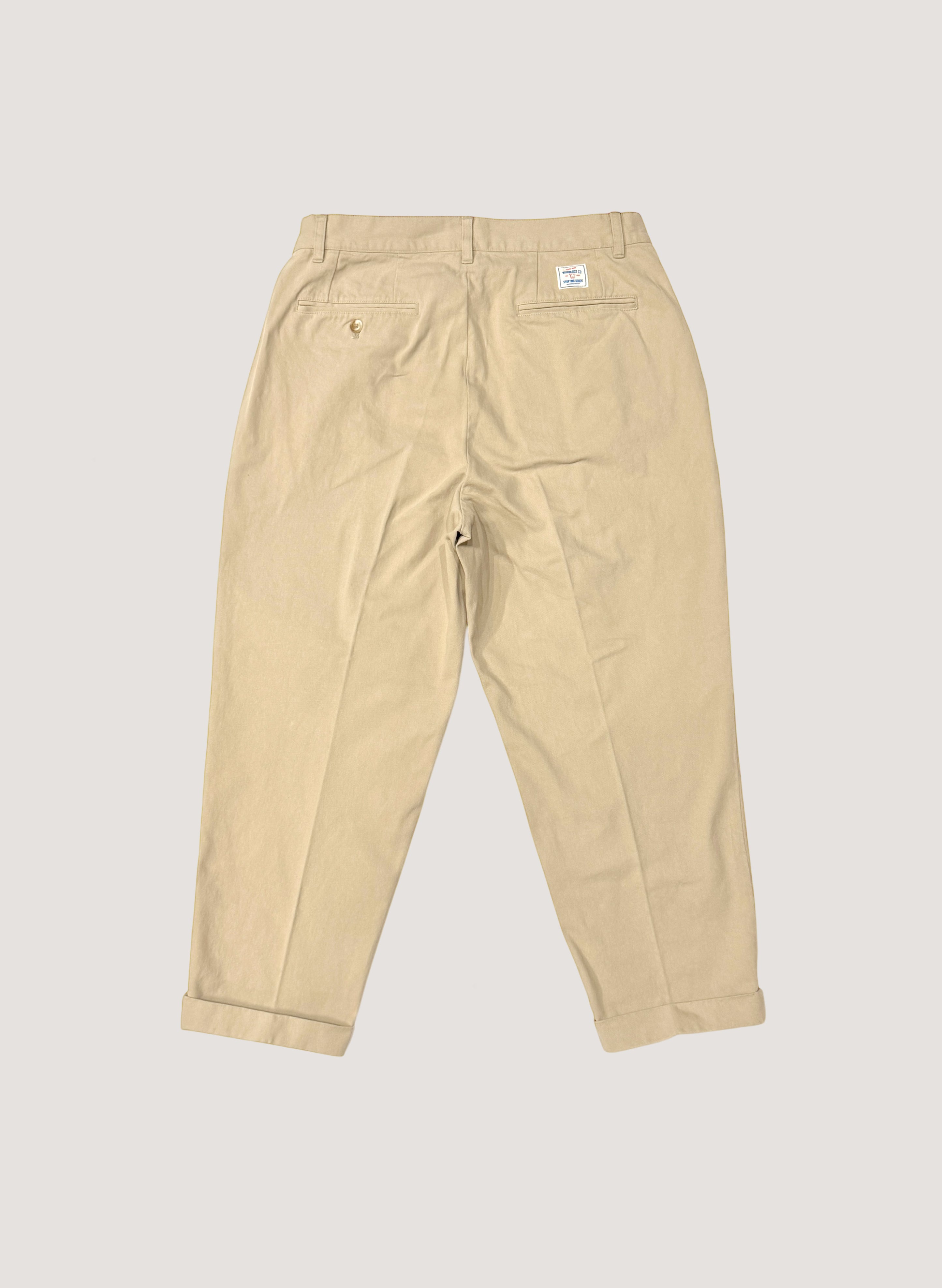 WOODBLOCK 2TUCK CHINO TROUSERS (WB-CL-001)