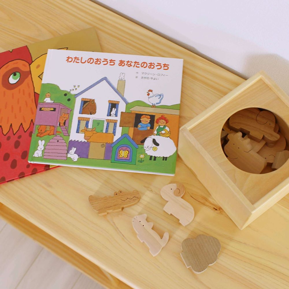 童話館おすすめ絵本と国産積み木のコラボギフト｜出産祝い・誕生日に