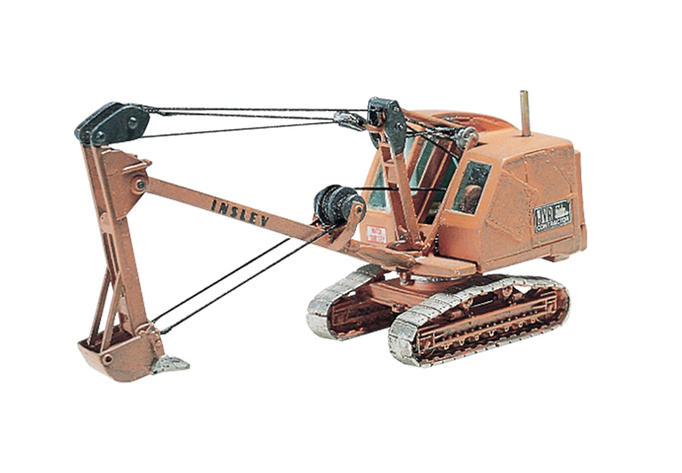 Back Hoe (Insley Model K) HO Scale Kit - Woodland Scenics