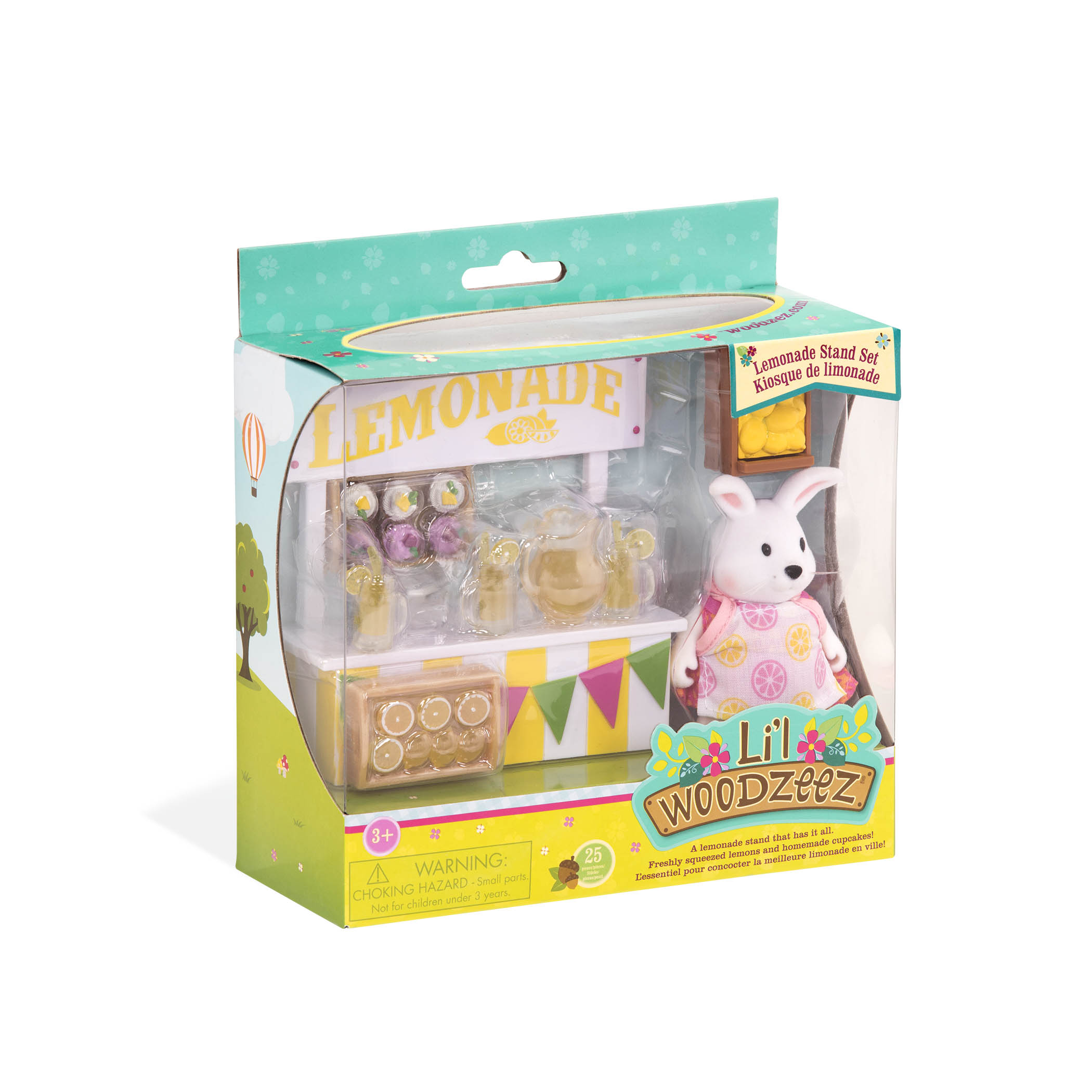 Lemonade Stand Set | Playset with Toy Food | Li'l Woodzeez