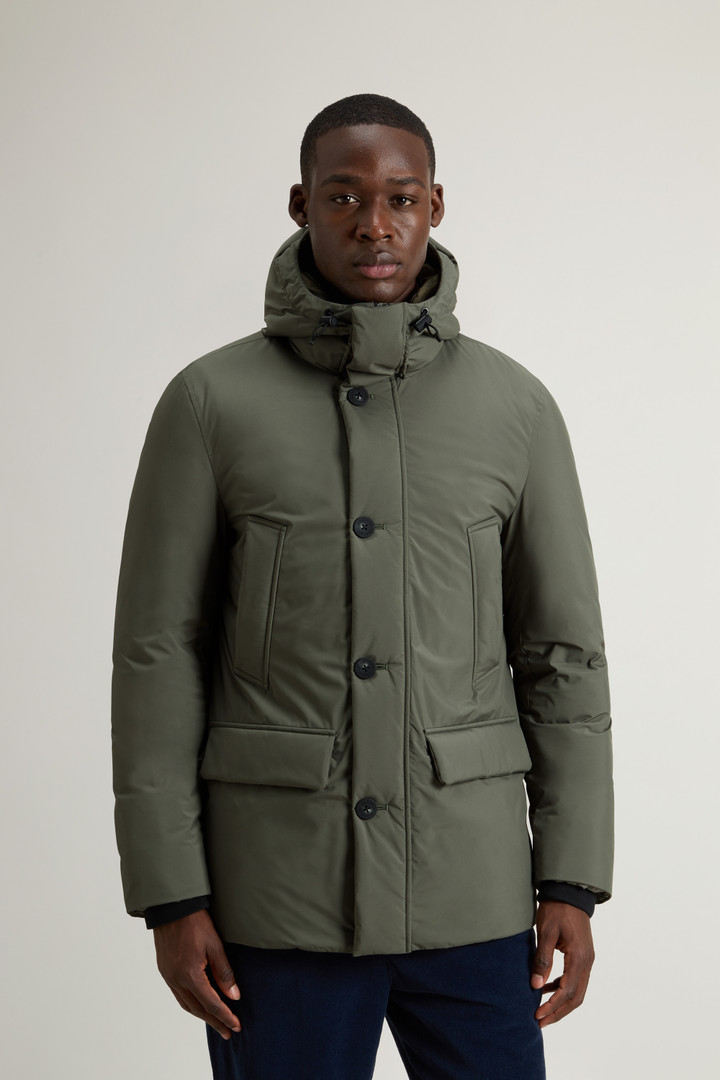Unisex's Cloud Arctic Parka with Hood green | Woolrich US