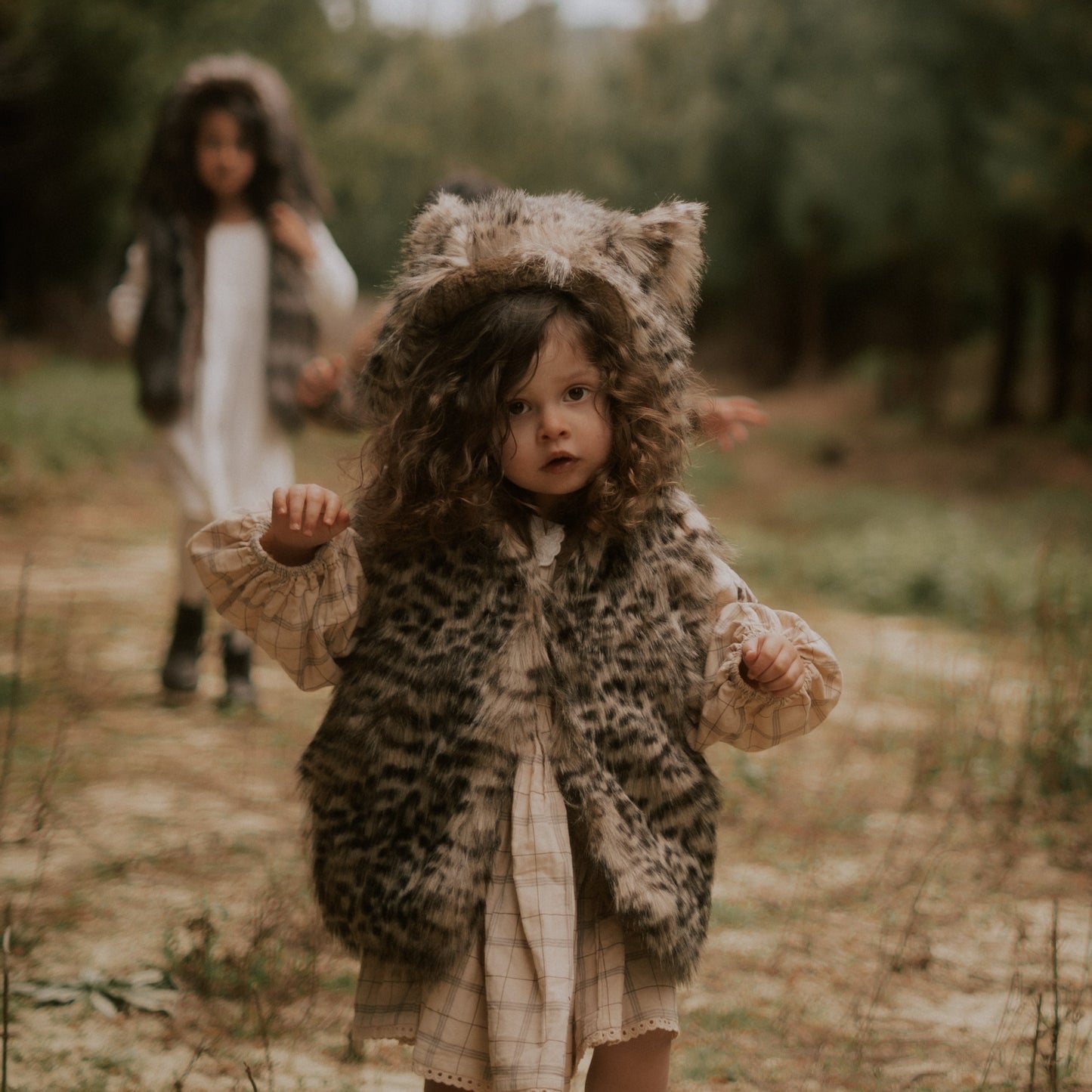 ヒョウ柄ベスト - フェイクファー – Wolf & The Wildling