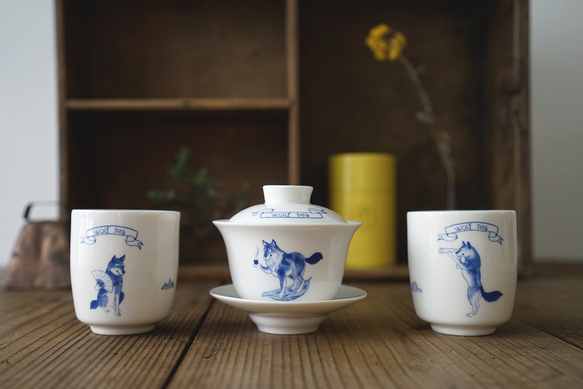 琅茶オリジナル蓋碗 聞香杯、急須、茶杯、3種類の使い方 - 琅茶 Wolf Tea