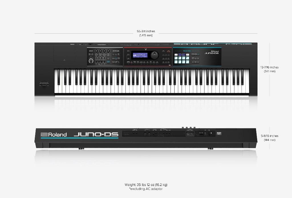Roland JUNO DS-88 88-Key Synthesizer Keyboard – World Music Supply