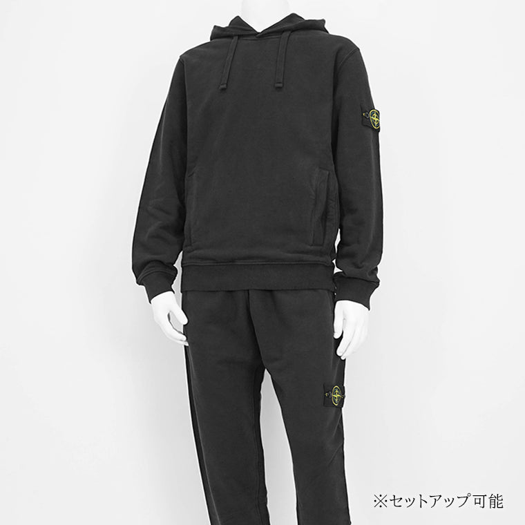 ストーンアイランド STONE ISLAND メンズ スウェットパンツ ブラック