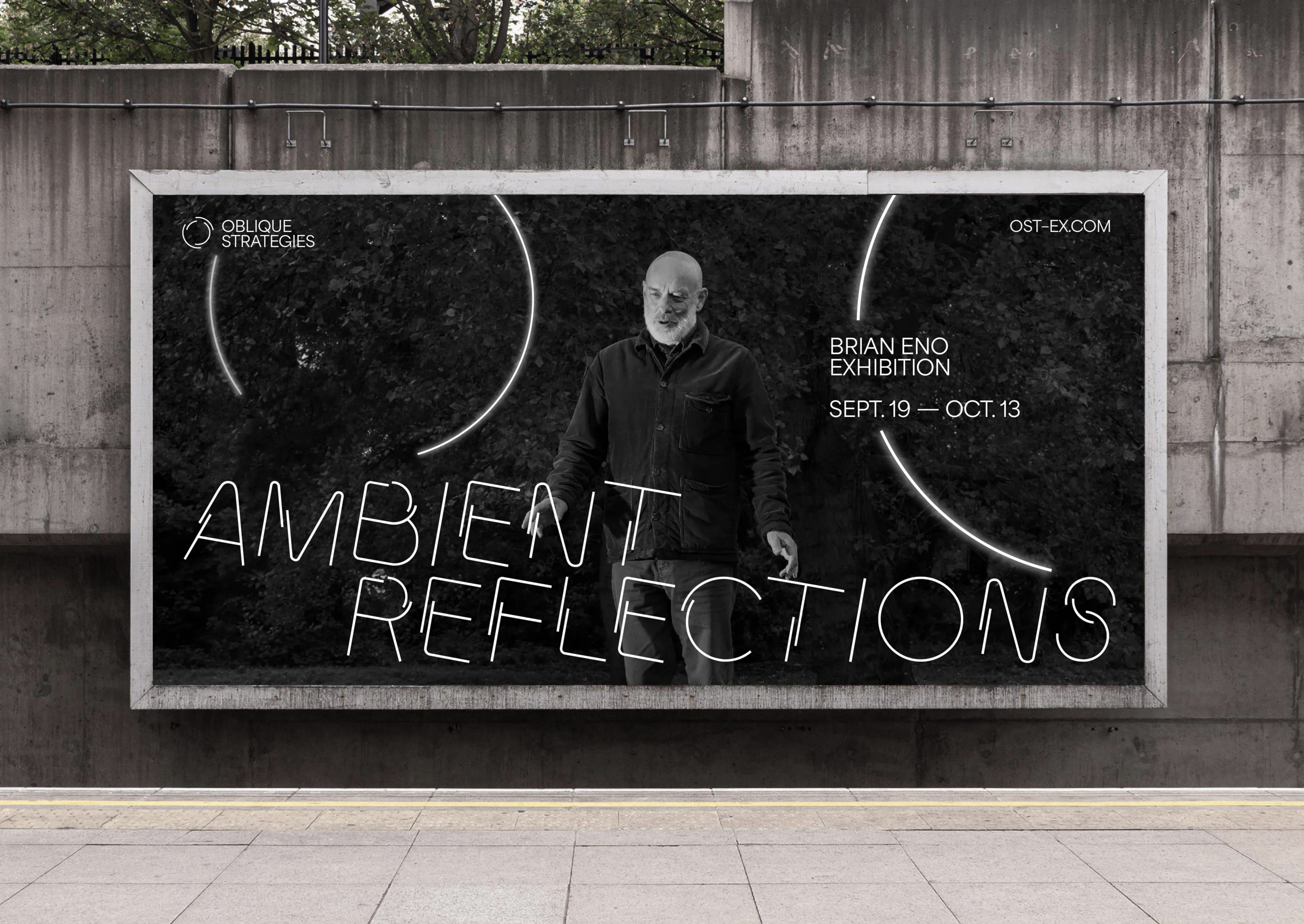 Oblique Strategies. Brian Eno Exhibition Identity - World Brand