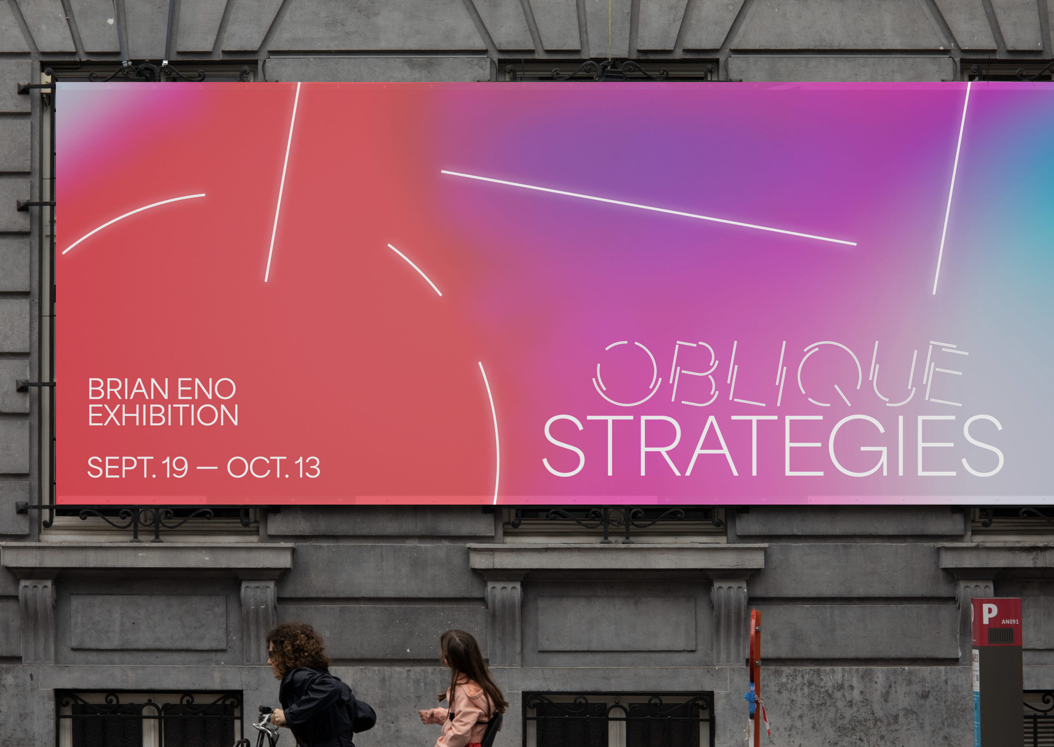Oblique Strategies. Brian Eno Exhibition Identity - World Brand