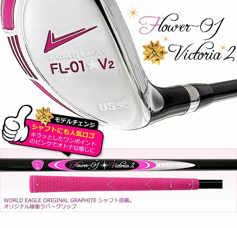ワールドイーグル FL-01☆V2 レディース 13点（10本）クラブセット