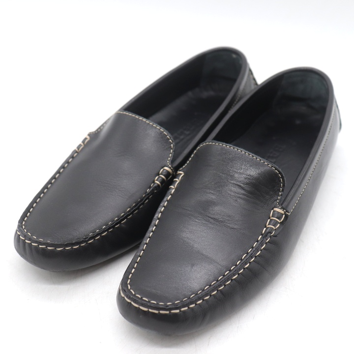 バリー スリッポン ドライビングシューズ レザー イタリア製 黒