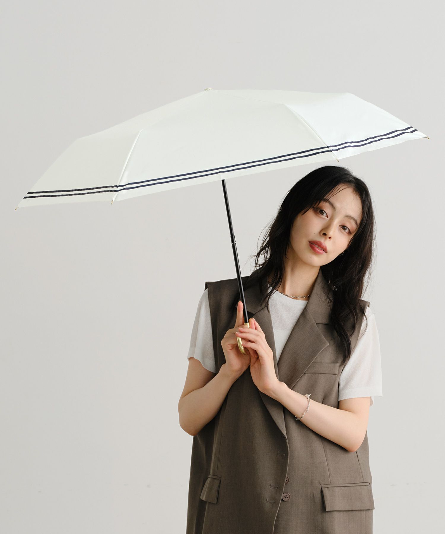 遮光セーラー ミニ Wpc. ギフト対象 日傘 折りたたみ 晴雨兼用