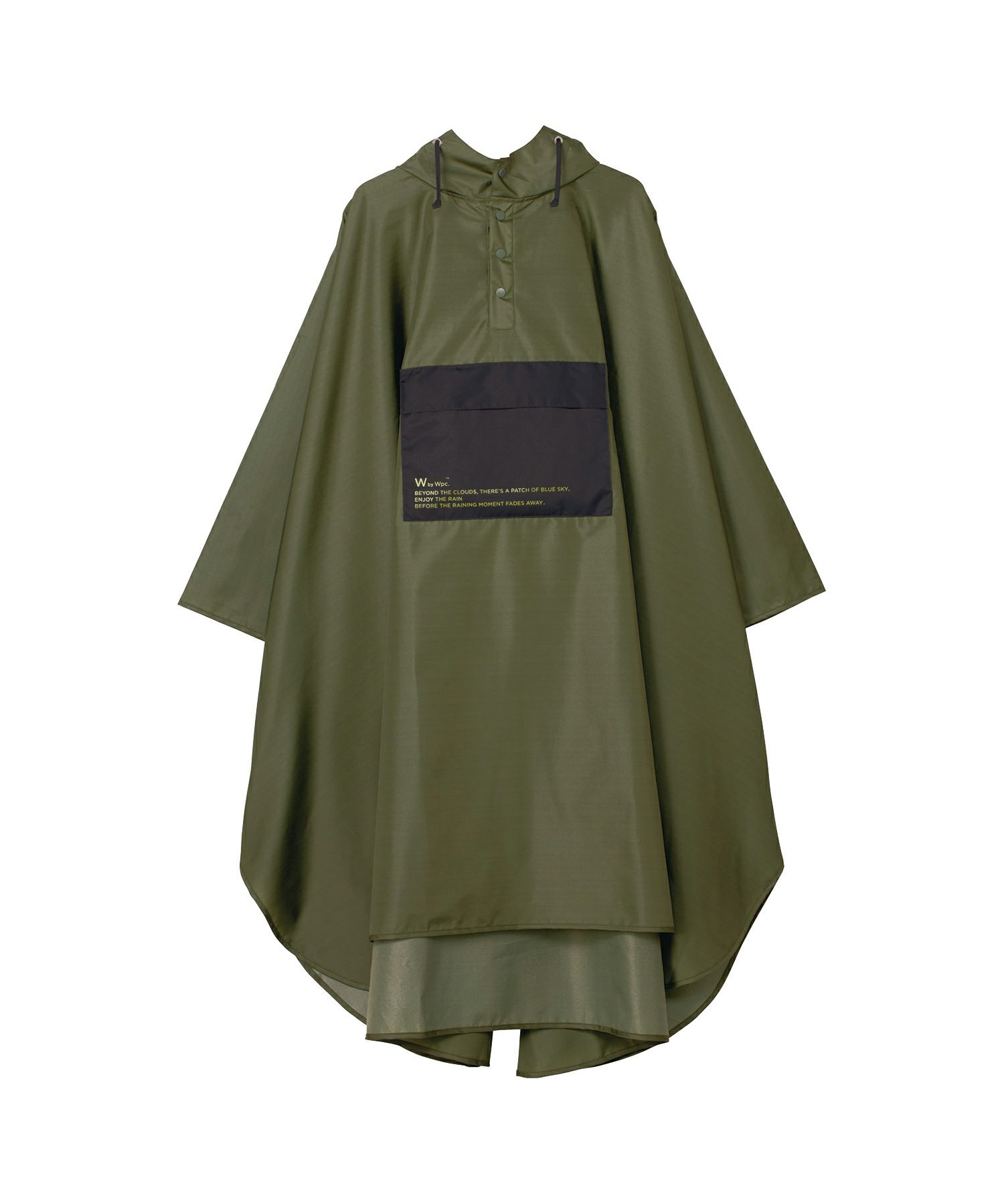 パッカブルポンチョ バイカラーユニセックス W by Wpc. ギフト対象