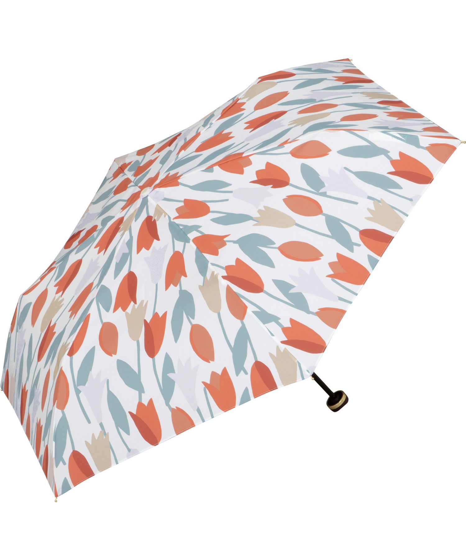 ブルーミングチューリップ ミニ Wpc. 雨傘 折りたたみ傘 晴雨兼用