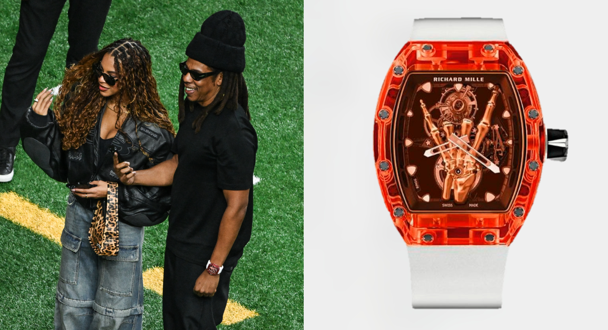 Jay-Z Wears Rare $3 Million Richard Mille Watch for Super Bowl 2025