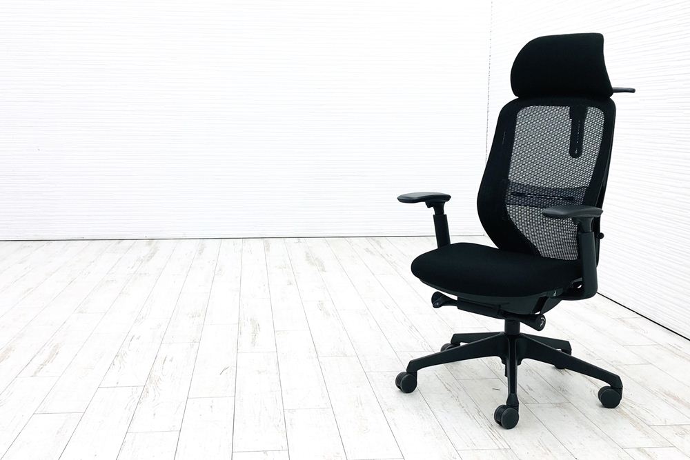 オカムラ シルフィーチェア 中古 エクストラハイバック 可動肘 中古