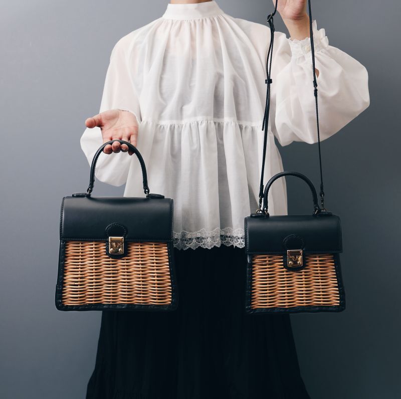 ebagos エバゴス カーフ・ハンドバッグ S