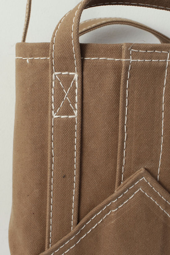 ebagos エバゴス キャンバス・カゴ袋ショルダー