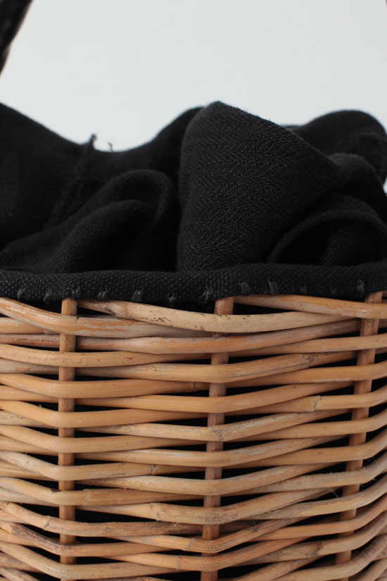 ebagos エバゴス バケツMバスケットリネンかぶせ