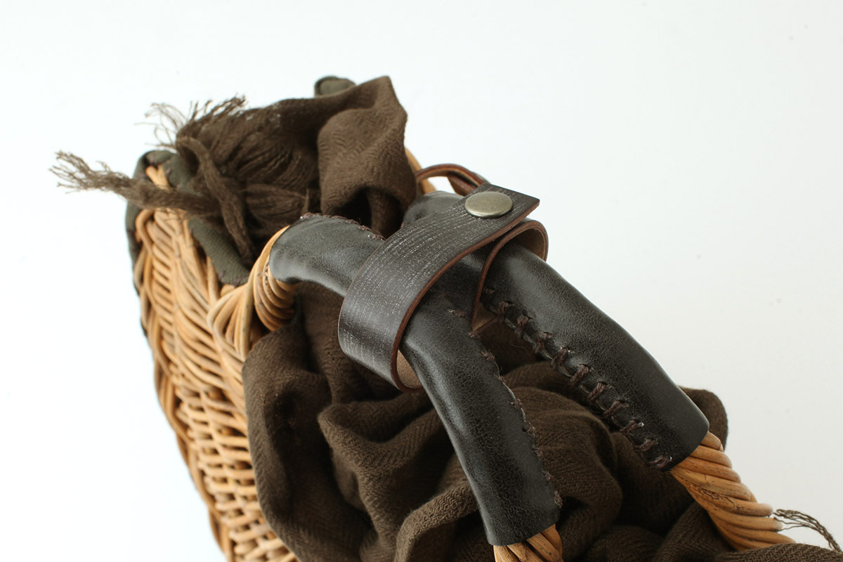 ebagos エバゴス キャンバス・扇トート