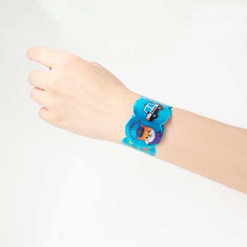 キュートリストバンド（パトカー＆標識）｜交通安全・防犯・防災グッズ