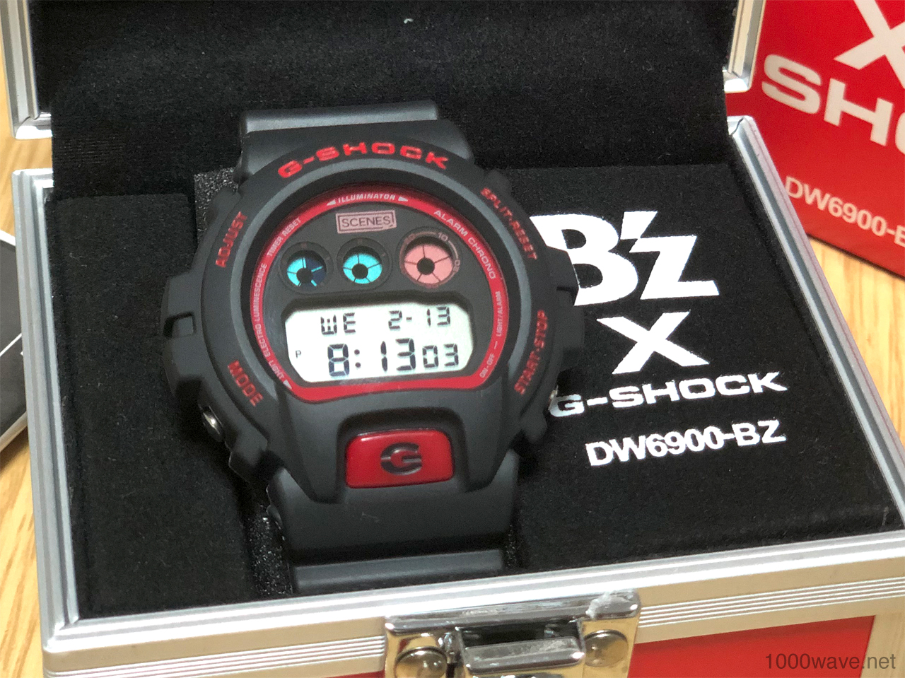 B'z × G-SHOCK (DW6900-BZ) コラボグッズレビュー・感想 やっと届いた